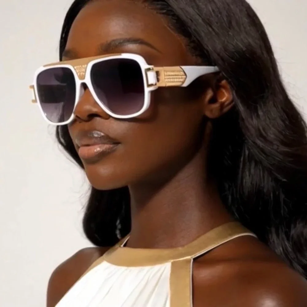 Women Sunglasses Vintage Style Designer Glam Streetwear Festival Summer Shades